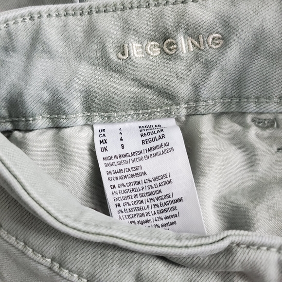 AE Mint Distressed Jeggings - Picture 2 of 5